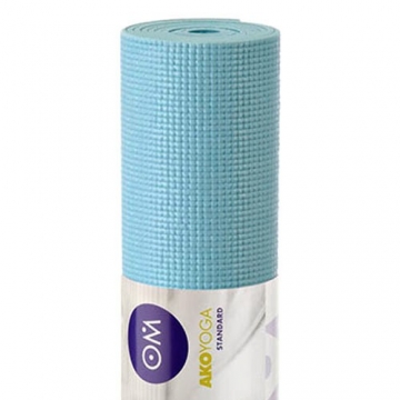 Jógamatka Standard OM AKO YOGA - aqua